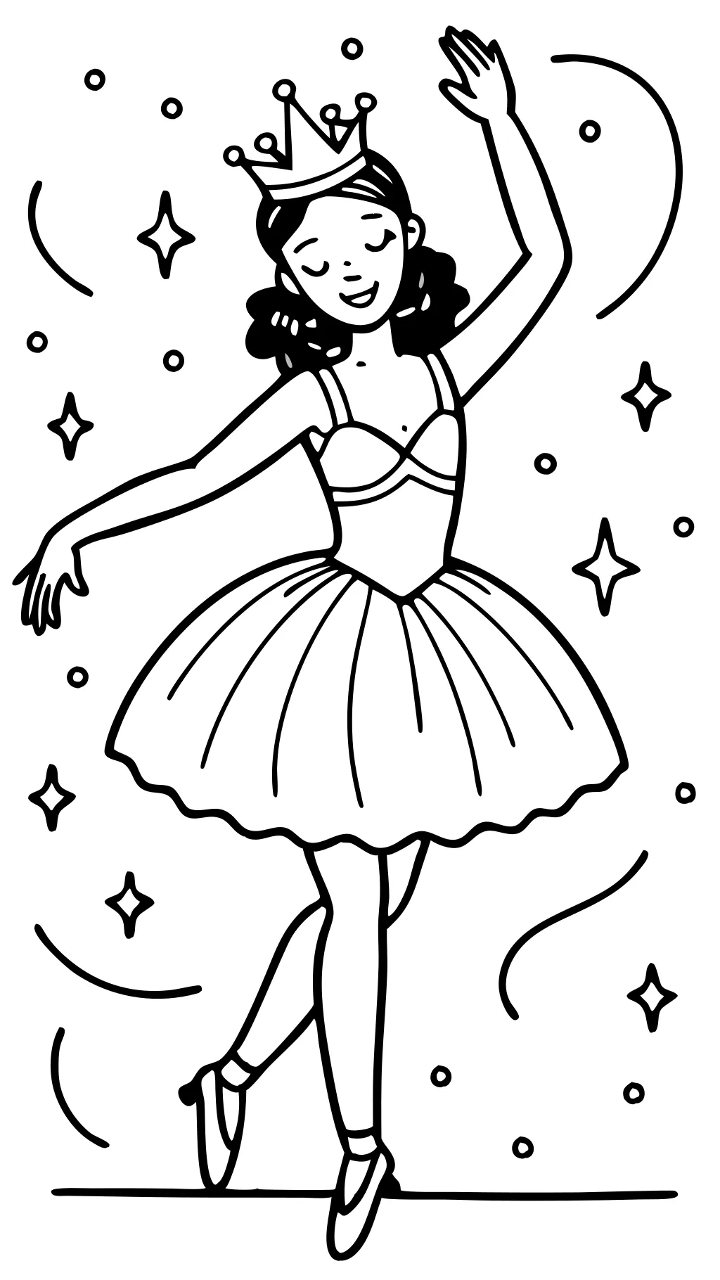 princess ballerina coloring pages